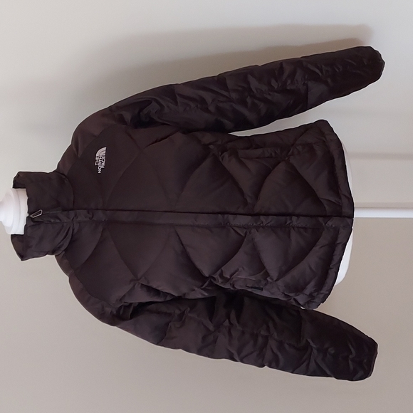 The North Face Jackets & Blazers - The North Face Womens 550 Puffer Shiny Brown Quilted Goose Down Jacket Size S